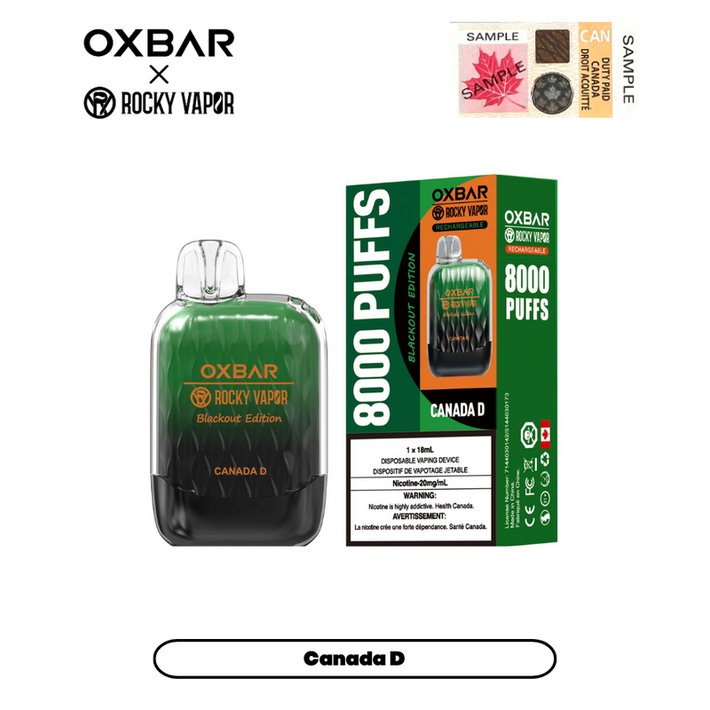 Rocky Vapor OXBAR G8000