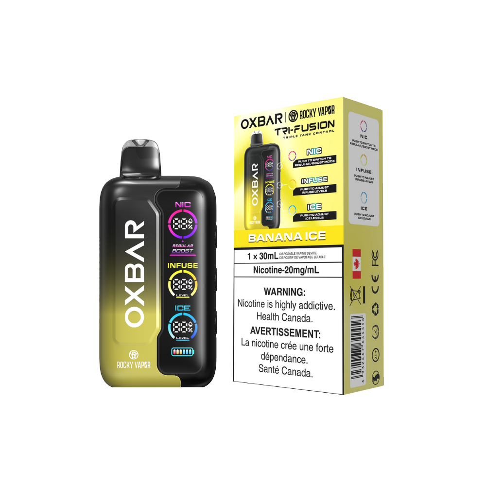 OXBAR Tri Fusion Disposable Vape | Triple Tank, 30mL, Quad Mesh Coil | VTW Vaping The Way OXBAR Tri Fusion Disposable Vape | Triple Tank, 30mL, Quad Mesh Coil | VTW Vaping The Way