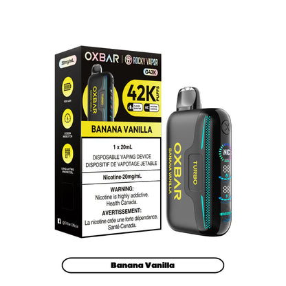 Oxbar G42K Banana Vanilla disposable vape