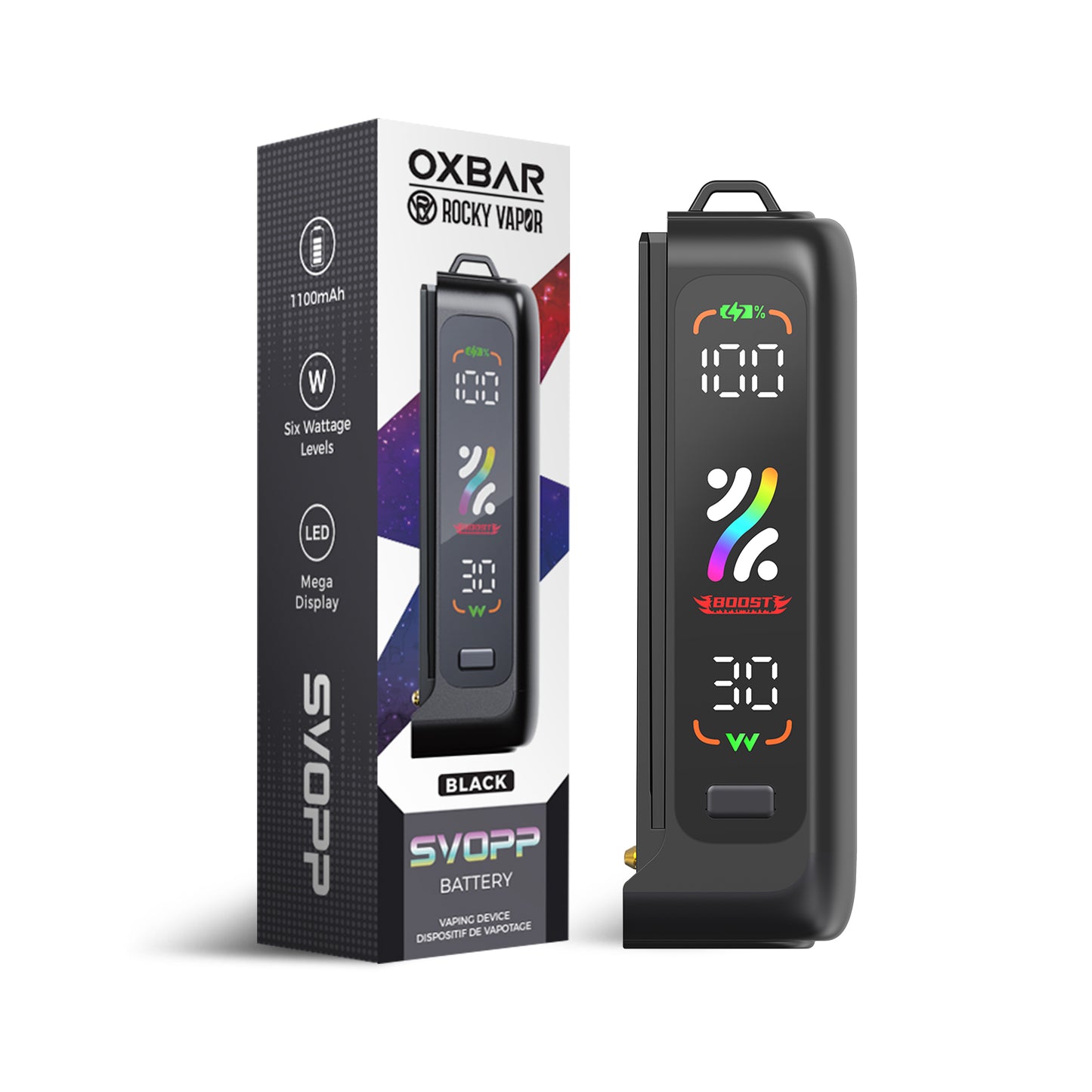 Oxbar SVOPP Battery in Black — vape pod