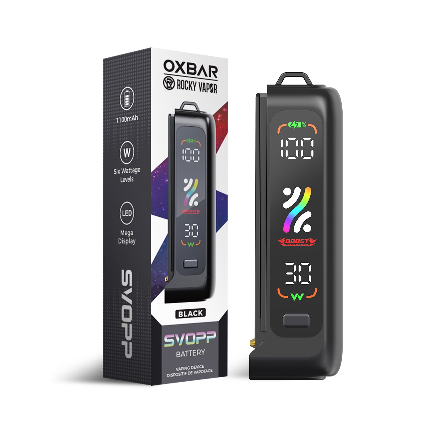 Oxbar SVOPP Battery in Black — vape pod