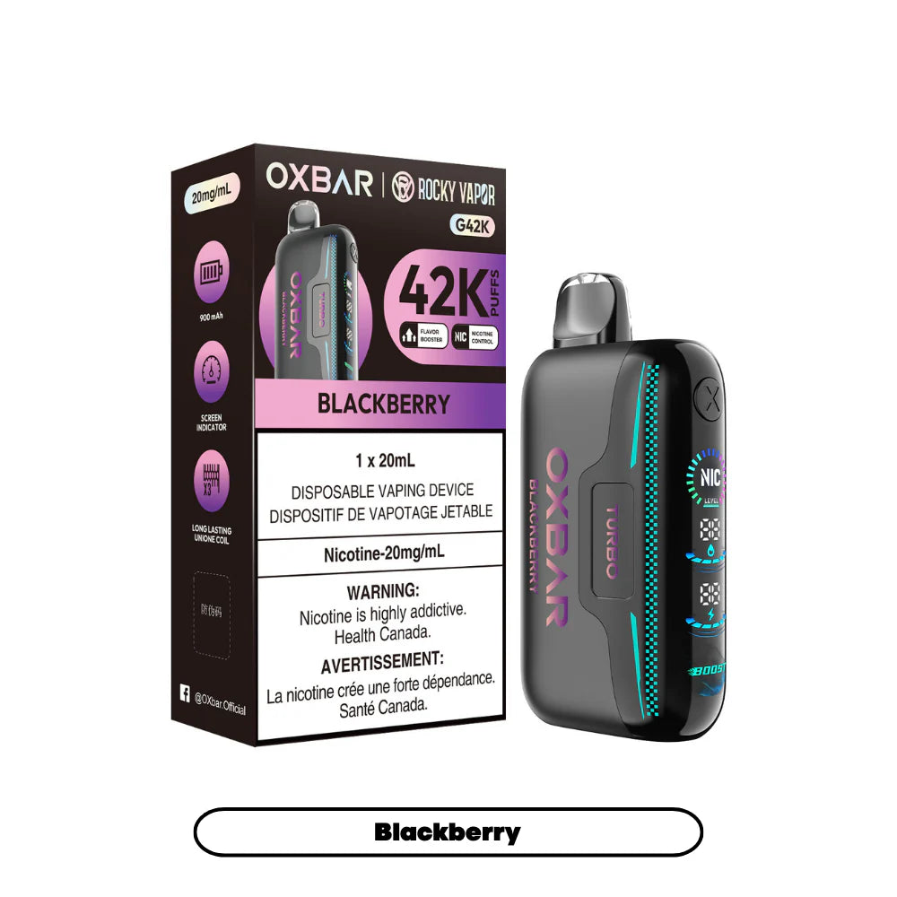 OXBAR G42K Disposable Vape | 42,000 Puffs, Adjustable Nicotine & Wattage | VTW Vaping The Way OXBAR G42K Disposable Vape | 42,000 Puffs, Adjustable Nicotine & Wattage | VTW Vaping The Way
