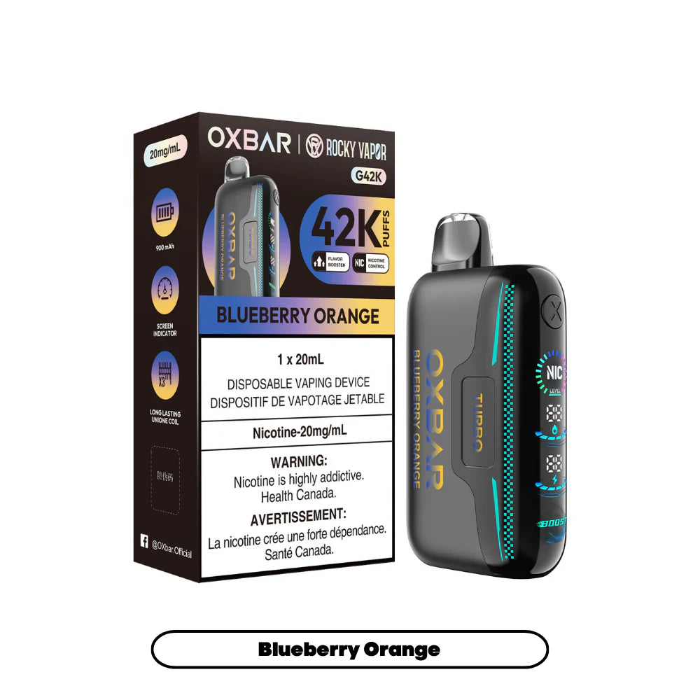 Oxbar G42K Lychee Mango Melon Ice disposable vape