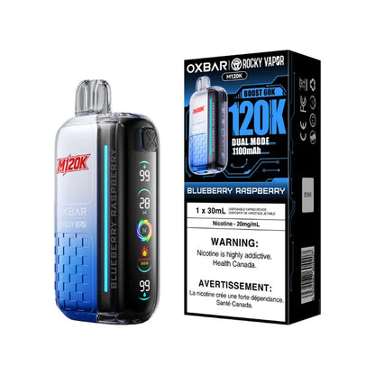 Oxbar M120K Disposable Vape Blueberry Raspberry