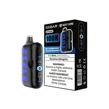 OXBAR Rocky Vapor G100K Disposable Vape Blueberry Raspberry 30mL 20mg