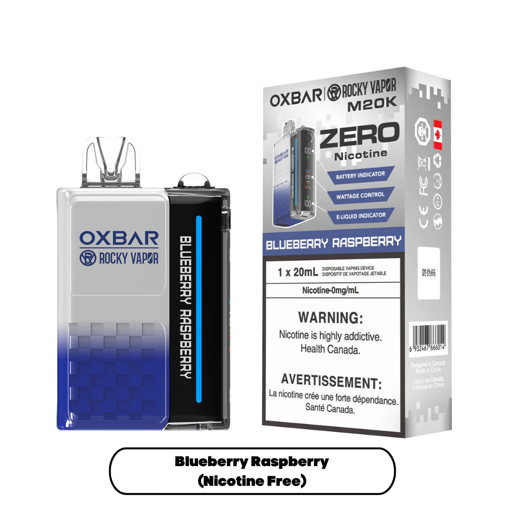 OXBAR M20K ZERO Nicotine-Free Disposable Vape | 0mg, 20,000 Puffs, 20mL | VTW Vaping The Way OXBAR M20K ZERO Nicotine-Free Disposable Vape | 0mg, 20,000 Puffs, 20mL | VTW Vaping The Way