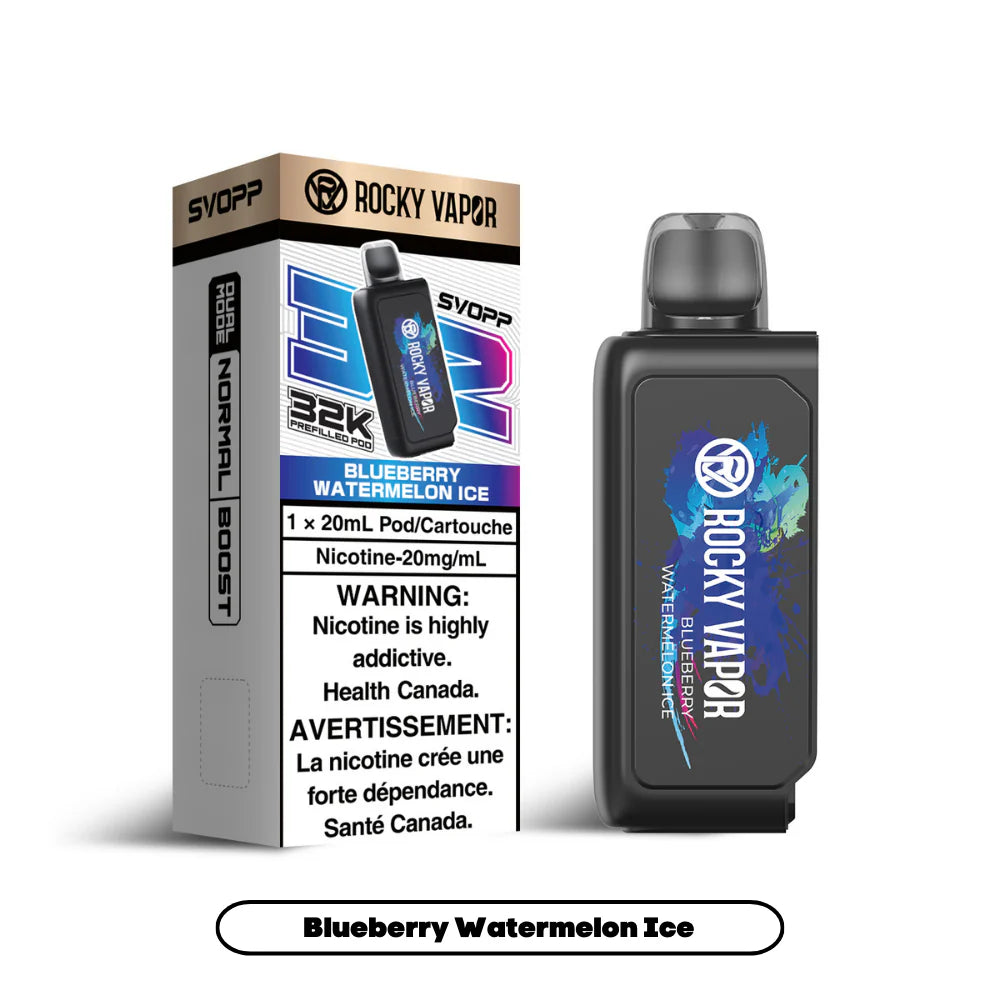 Rocky Vapor SVOPP 32K Pods Blueberry Watermelon Ice pod kit