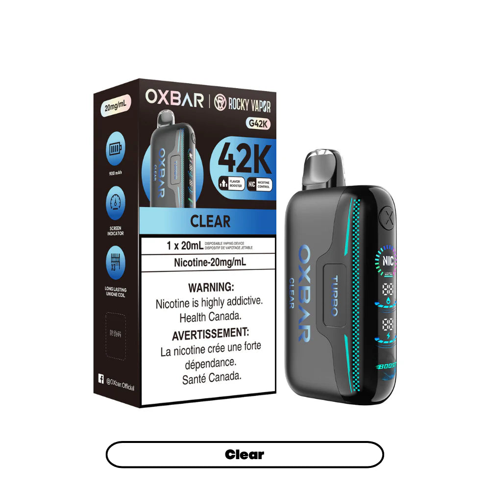 OXBAR G42K Disposable Vape | 42,000 Puffs, Adjustable Nicotine & Wattage | VTW Vaping The Way OXBAR G42K Disposable Vape | 42,000 Puffs, Adjustable Nicotine & Wattage | VTW Vaping The Way