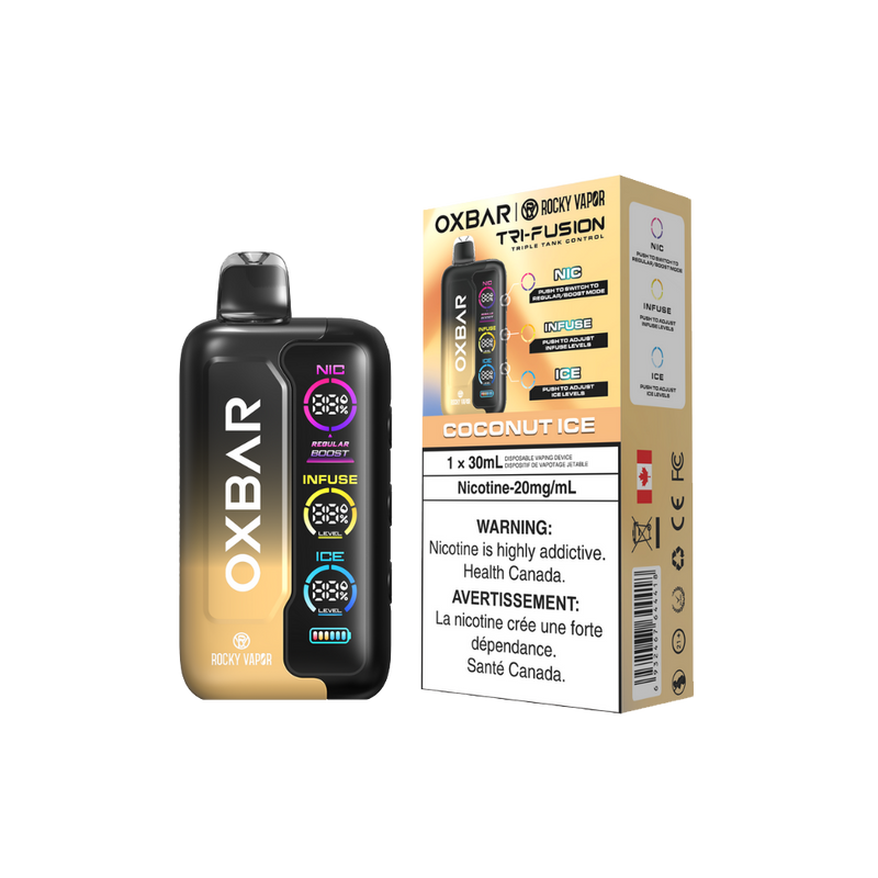 Rocky Vapor Oxbar Tri Fusion 30ml Disposable