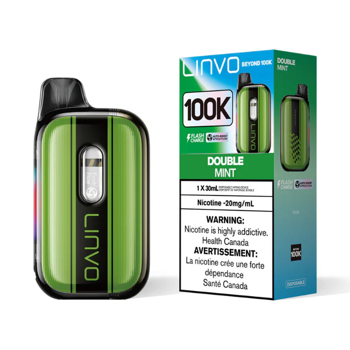 Linvo Beyond 100K Disposable Double Mint 30mL 20mg