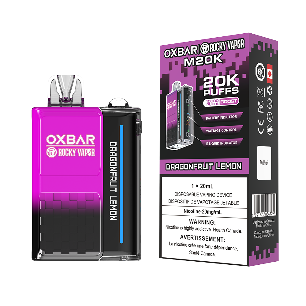 Oxbar M20K Dragonfruit Lemon disposable vape