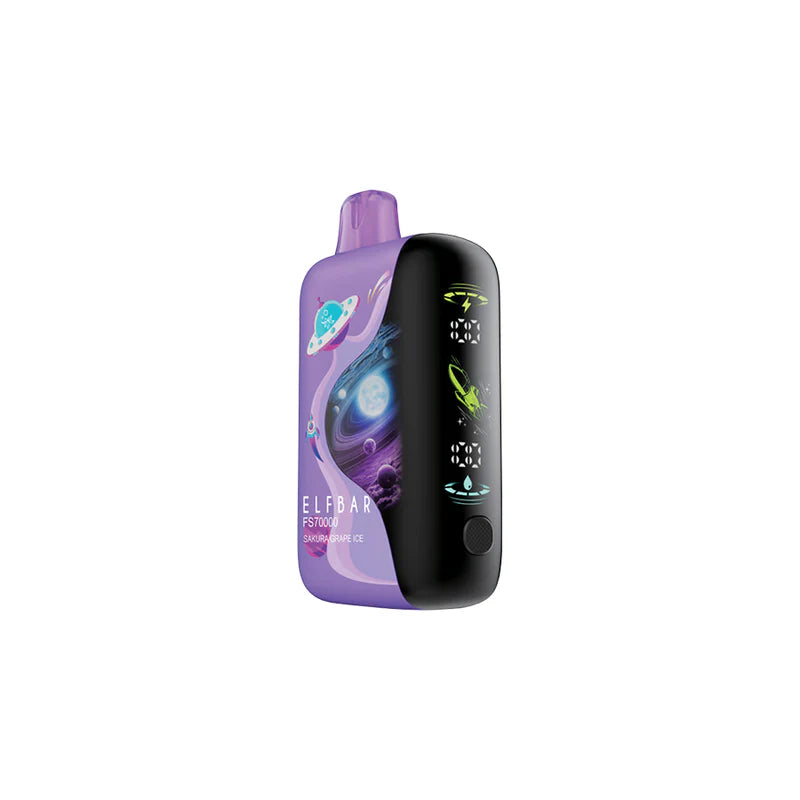 Elfbar FS70K Disposable Sakura Grape Ice disposable vape