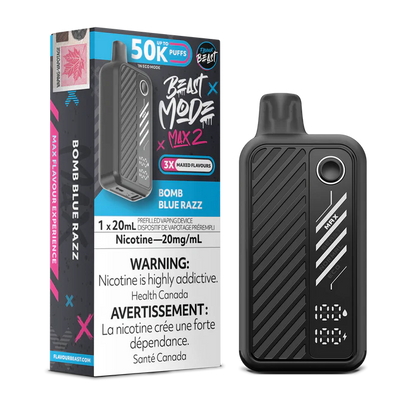 Flavour Beast Mode Max 2 50K Bomb Blue Razz disposable vape