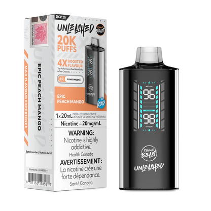 Flavour Beast Unleashed DCP 20K Epic Peach Mango disposable vape