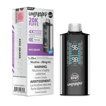 Flavour Beast Unleashed DCP 20K Epic Grape disposable vape