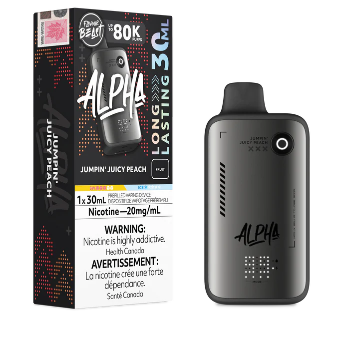 Flavour Beast Alpha 80K Jumpin Juicy Peach disposable vape