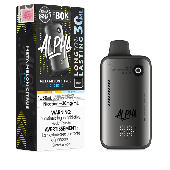 Flavour Beast Alpha 80K Meta Melon Citrus Iced disposable vape