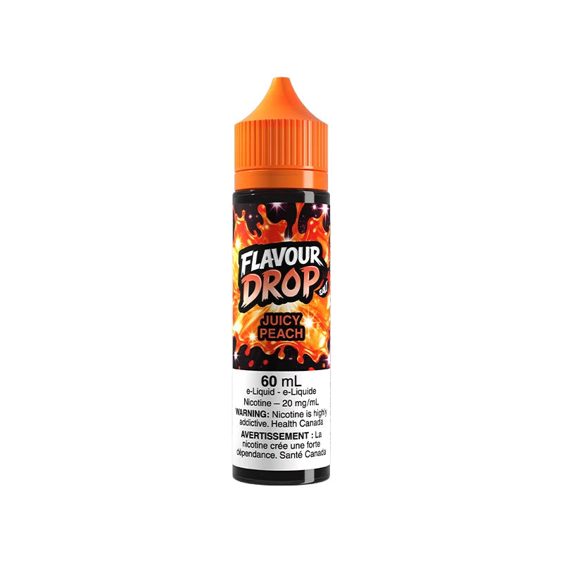 Flavour Drop Salt 60ml Juicy Peach e-liquid