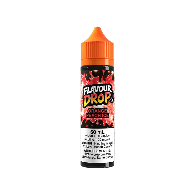 Flavour Drop Salt 60ml Orange Peach Ice e-liquid
