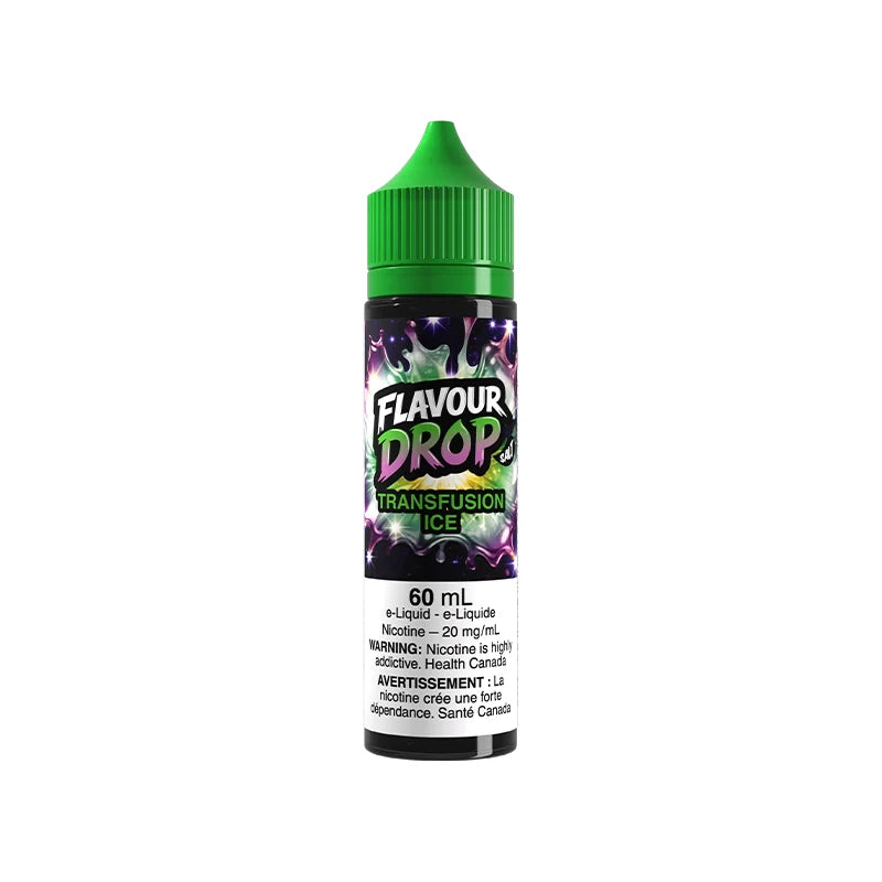 Flavour Drop Salt 60ml Transfusion Ice e-liquid