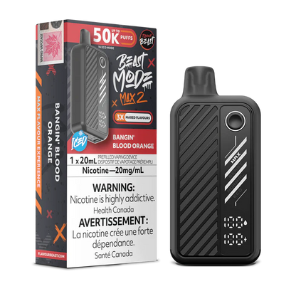 Flavour Beast Mode Max 2 50K Bangin Blood Orange disposable vape