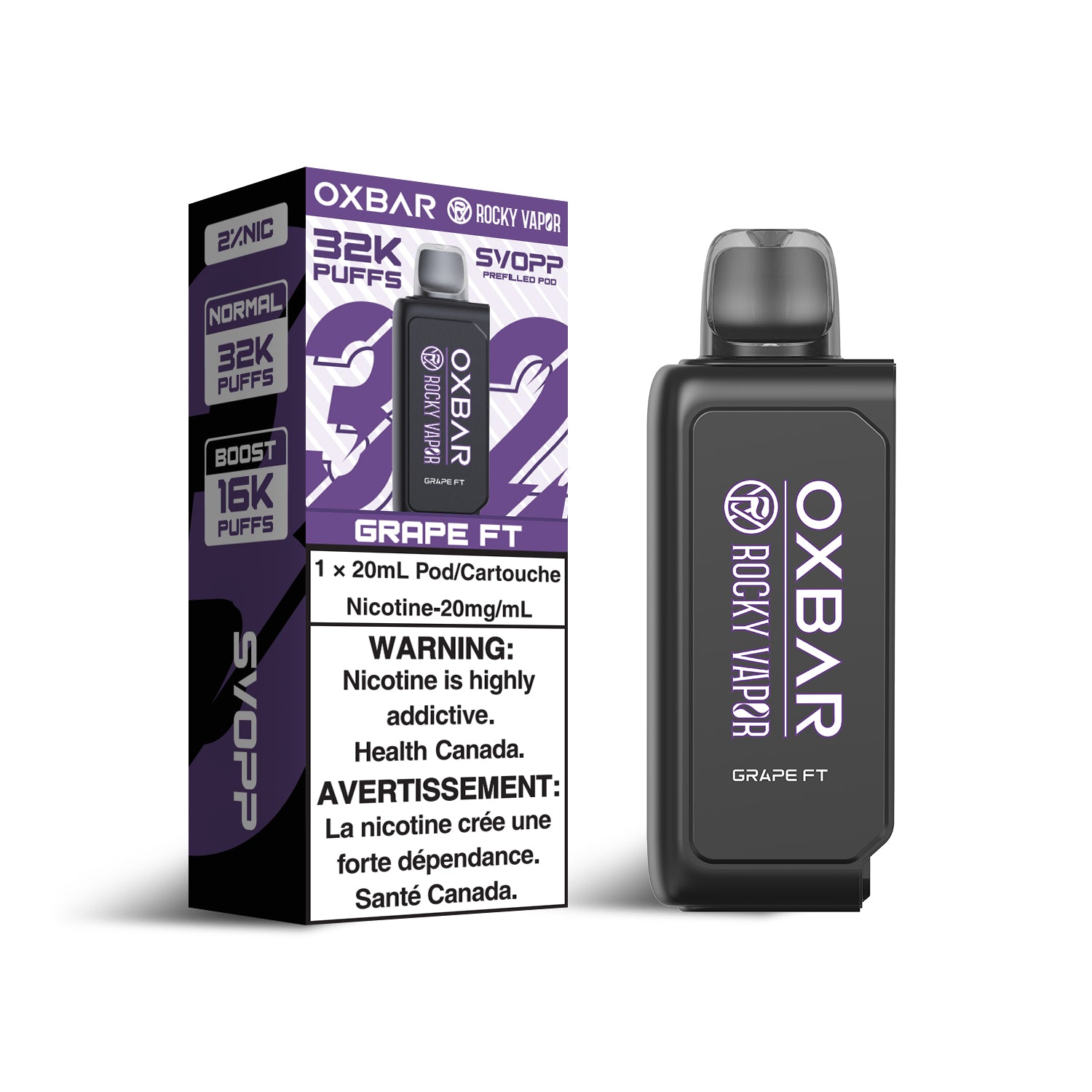 svopp vape price Oxbar SVOPP 32K Pods