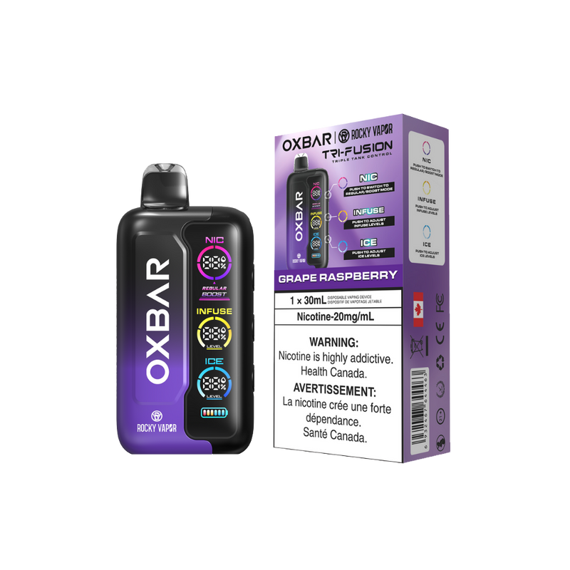 Rocky Vapor Oxbar Tri Fusion 30ml Disposable