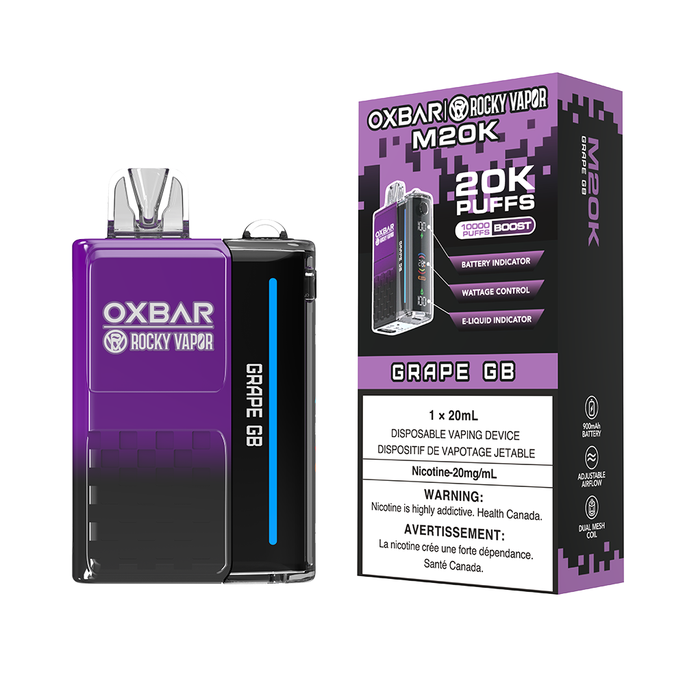 Oxbar M20K Grape GB disposable vape