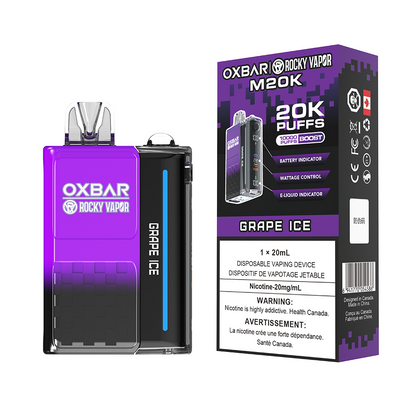 Oxbar M20K Grape Ice disposable vape