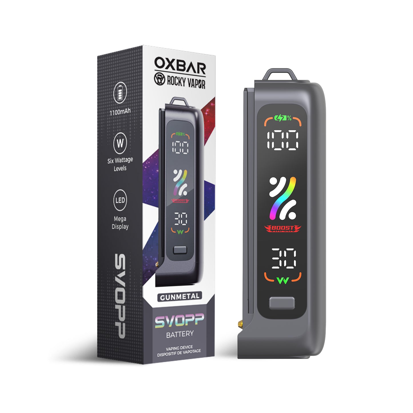Oxbar SVOPP Battery Gunmetal vape pod