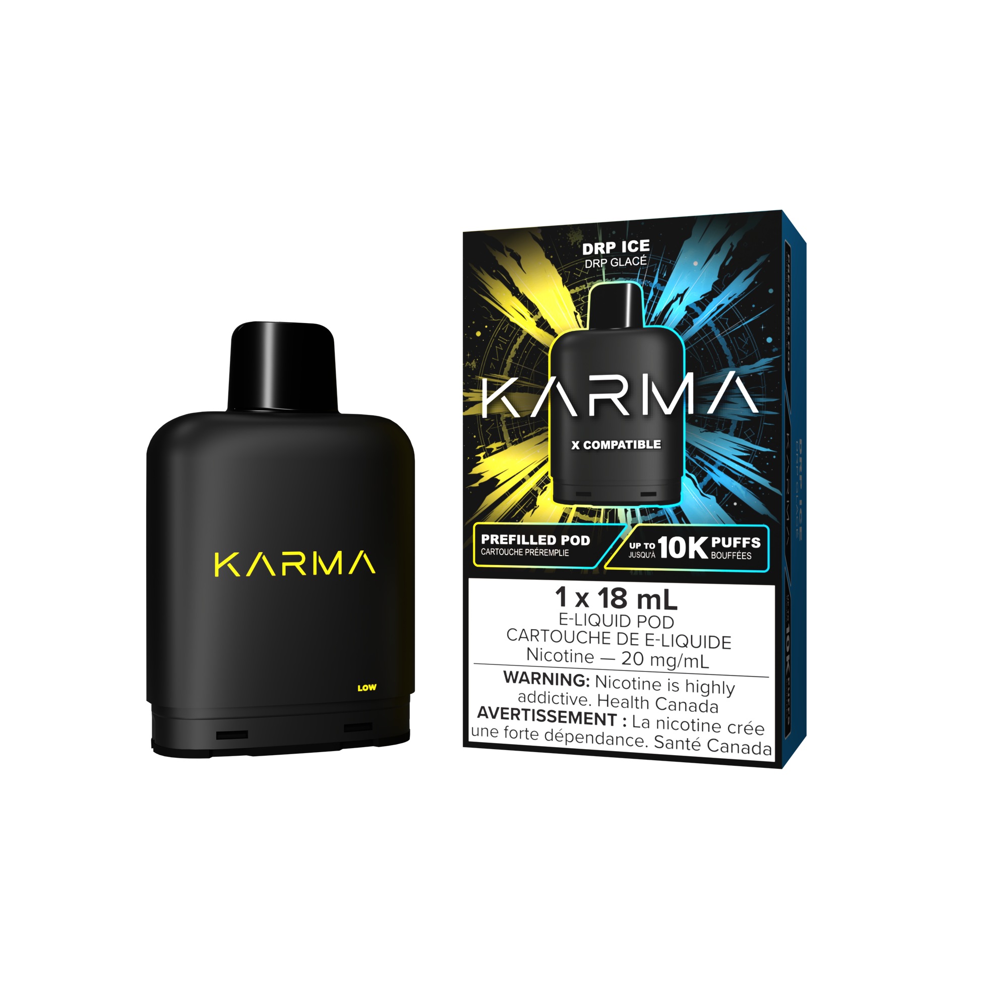 Karma 10000 Level X Pods DRP Ice vape pod