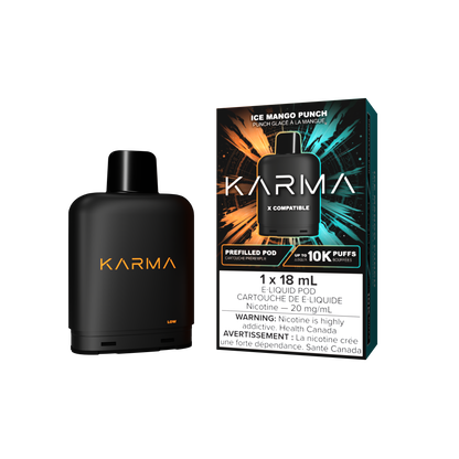Karma 10000 Level X Pods Ice Mango Punch vape pod