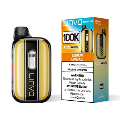 Linvo Beyond 100K Disposable Lemon Lime Ice 30mL 20mg