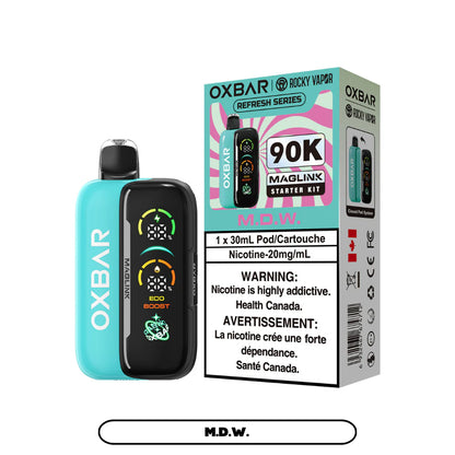 OXBAR vape device and M.D.W