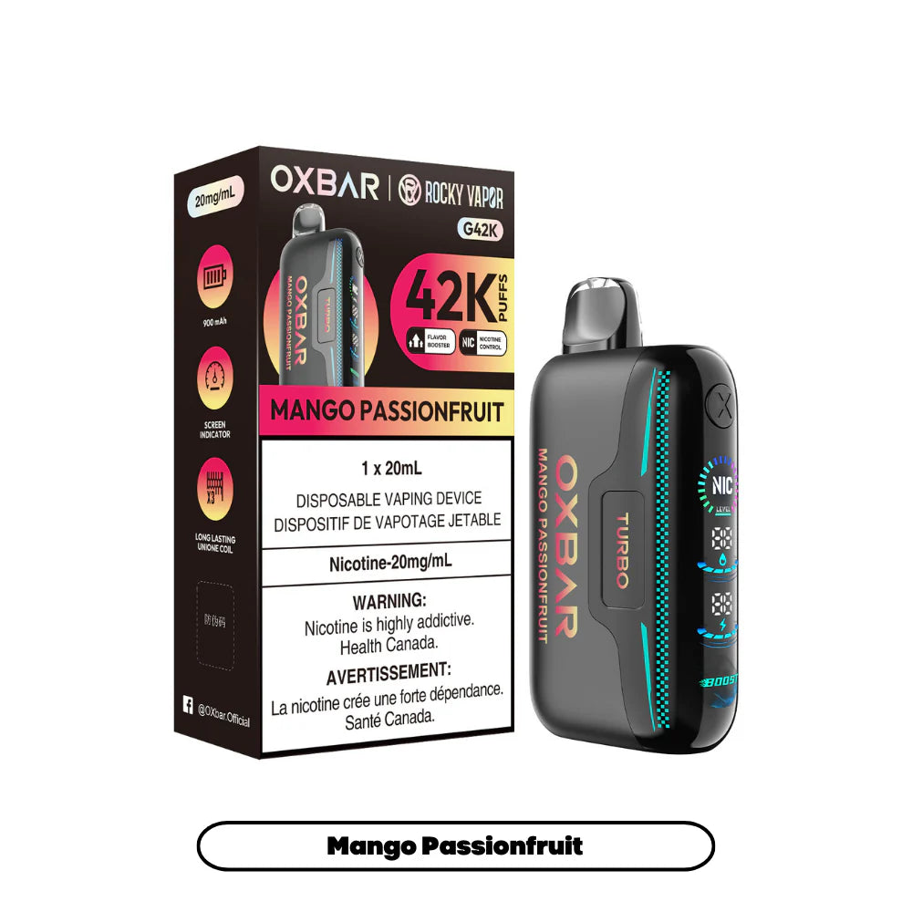 OXBAR G42K Disposable Vape | 42,000 Puffs, Adjustable Nicotine & Wattage | VTW Vaping The Way OXBAR G42K Disposable Vape | 42,000 Puffs, Adjustable Nicotine & Wattage | VTW Vaping The Way