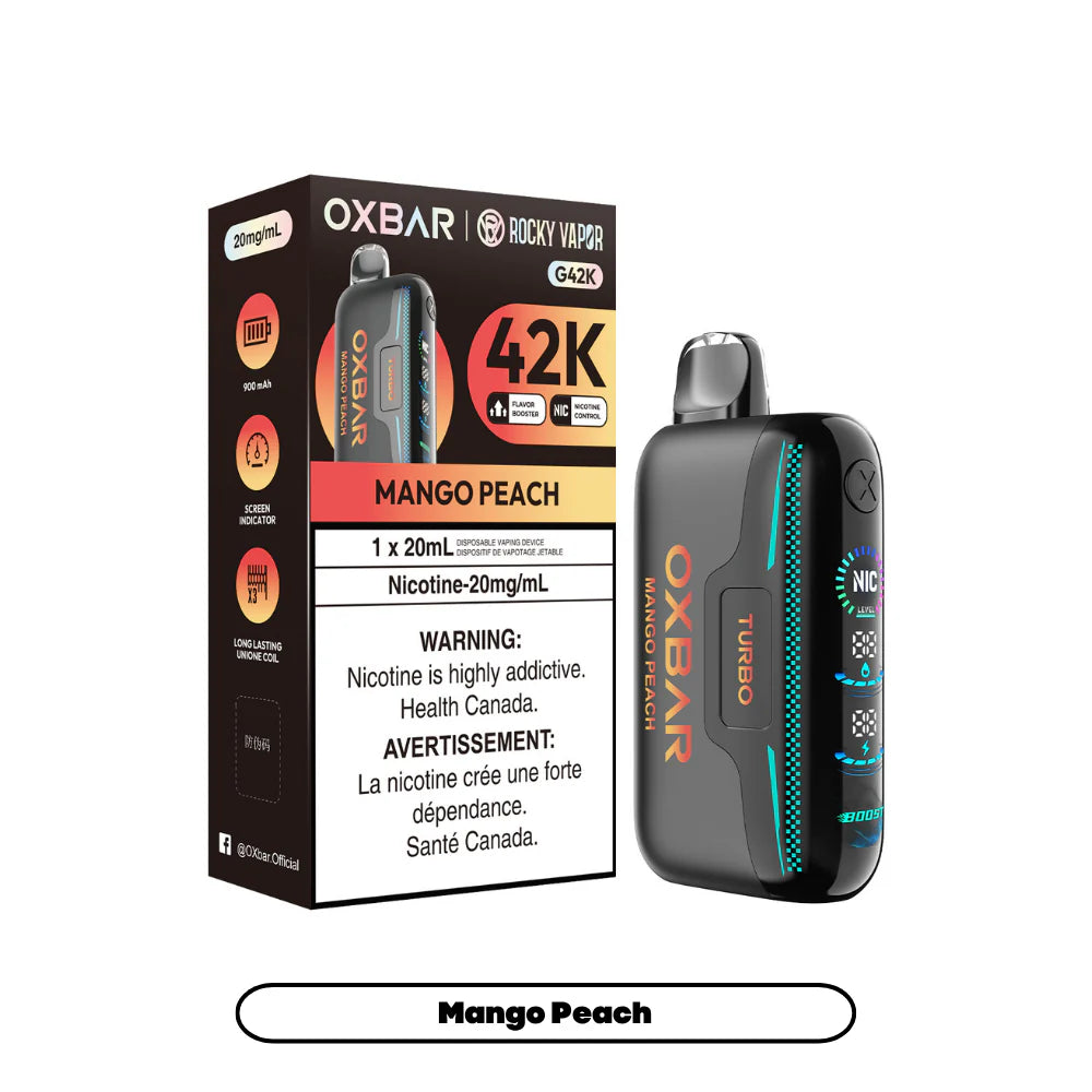 OXBAR G42K Disposable Vape | 42,000 Puffs, Adjustable Nicotine & Wattage | VTW Vaping The Way OXBAR G42K Disposable Vape | 42,000 Puffs, Adjustable Nicotine & Wattage | VTW Vaping The Way