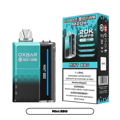 Oxbar M20K Mint BBG disposable vape
