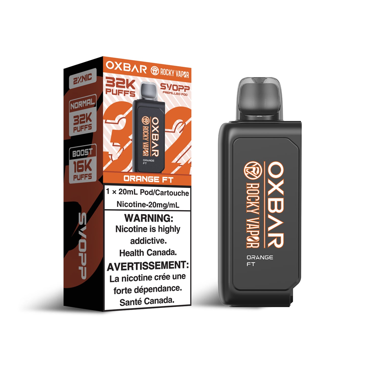 Oxbar SVOPP 32K Pods Orange FT pod kit