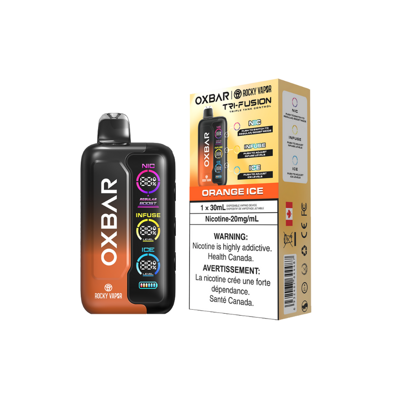 Rocky Vapor Oxbar Tri Fusion 30ml Disposable