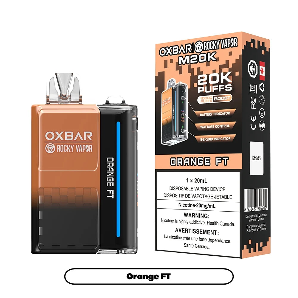 Oxbar M20K Orange FT disposable vape