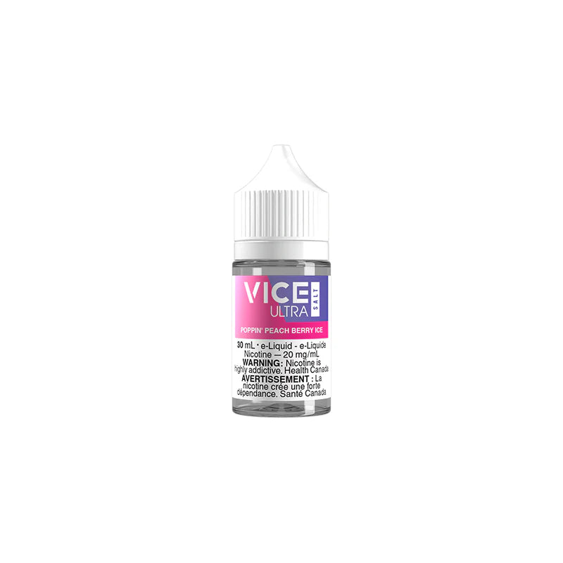 Vice Ultra Salt Poppin' Peach Berry Ice e-liquid