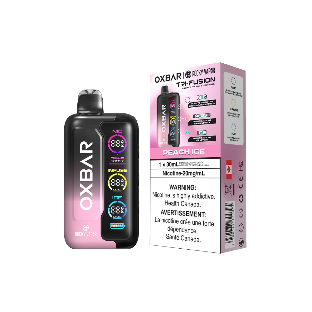 OXBAR Tri Fusion Disposable Vape | Triple Tank, 30mL, Quad Mesh Coil | VTW Vaping The Way OXBAR Tri Fusion Disposable Vape | Triple Tank, 30mL, Quad Mesh Coil | VTW Vaping The Way