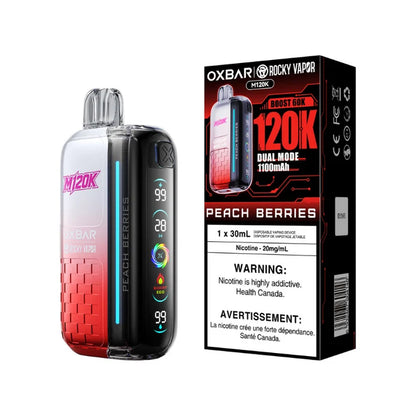 Oxbar M120K Disposable Vape Peach Berries