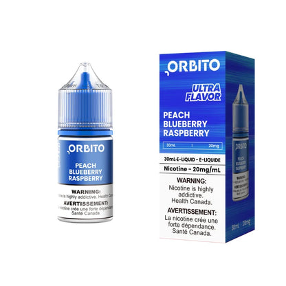 Orbito Salt Nic E-Liquid 30mL Peach Blue Raspberry