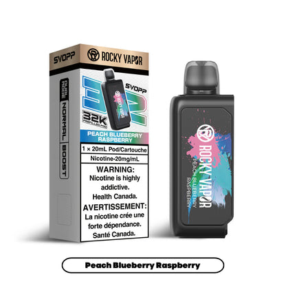 Rocky Vapor SVOPP 32K Pods Peach Blueberry Raspberry pod kit