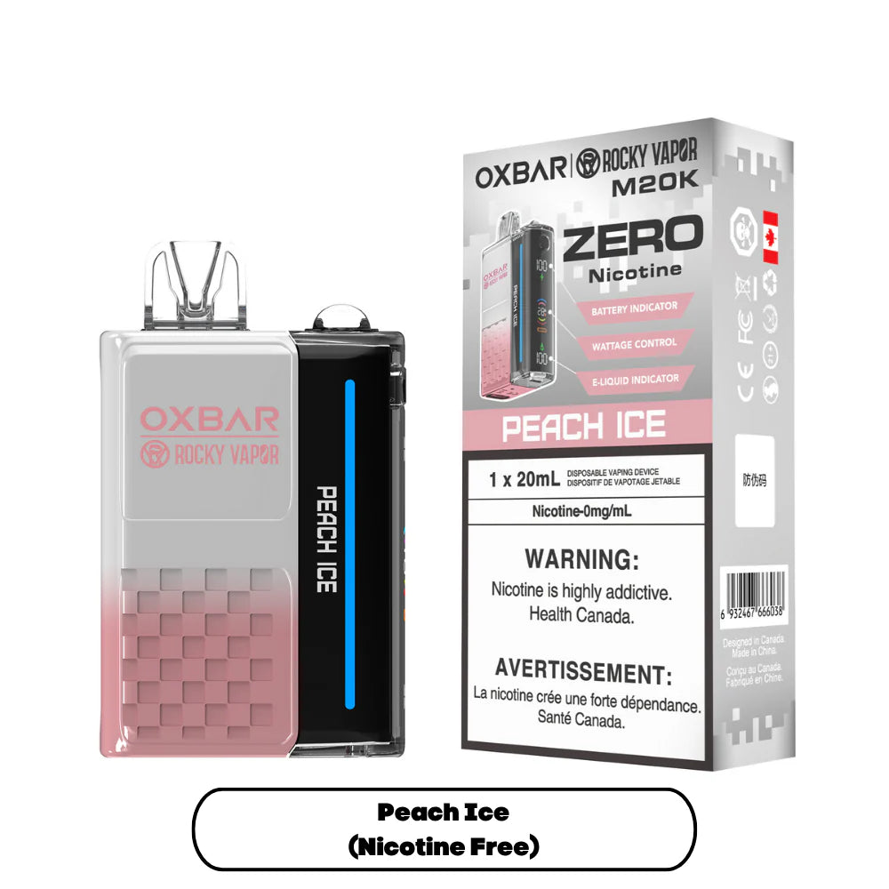 OXBAR M20K ZERO Nicotine-Free Disposable Vape | 0mg, 20,000 Puffs, 20mL | VTW Vaping The Way OXBAR M20K ZERO Nicotine-Free Disposable Vape | 0mg, 20,000 Puffs, 20mL | VTW Vaping The Way