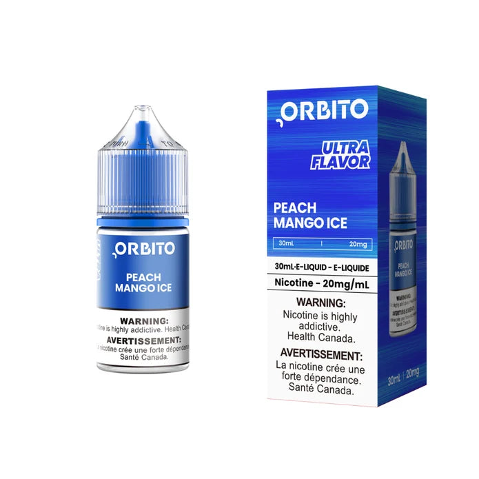Orbito Salt Nic E-Liquid 30mL Peach Mango Ice