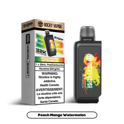 Rocky Vapor SVOPP 32K Pods Peach Mango Watermelon pod kit