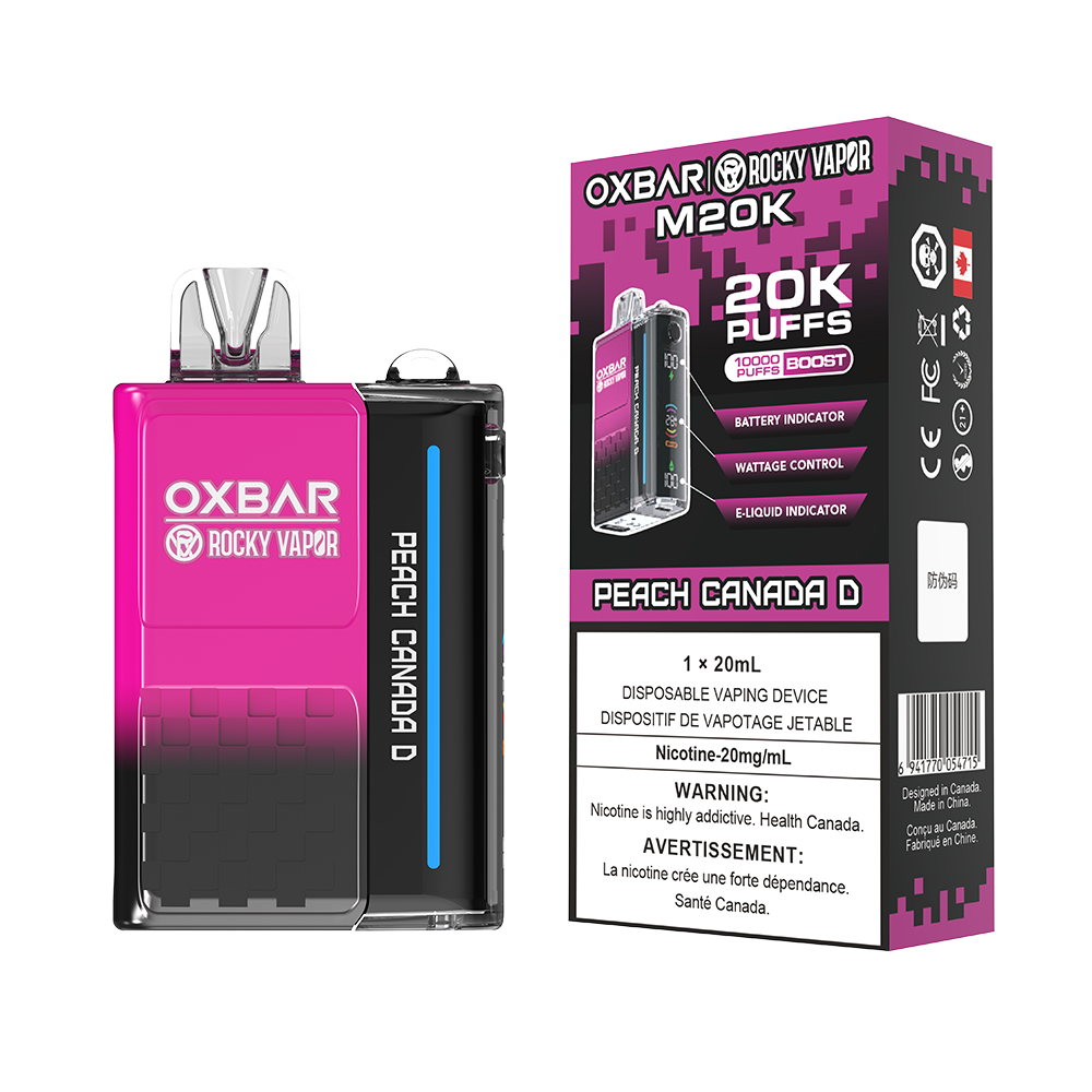 Oxbar M20K Peach Canada D disposable vape