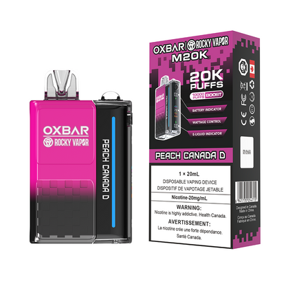 Oxbar M20K Peach Canada D disposable vape